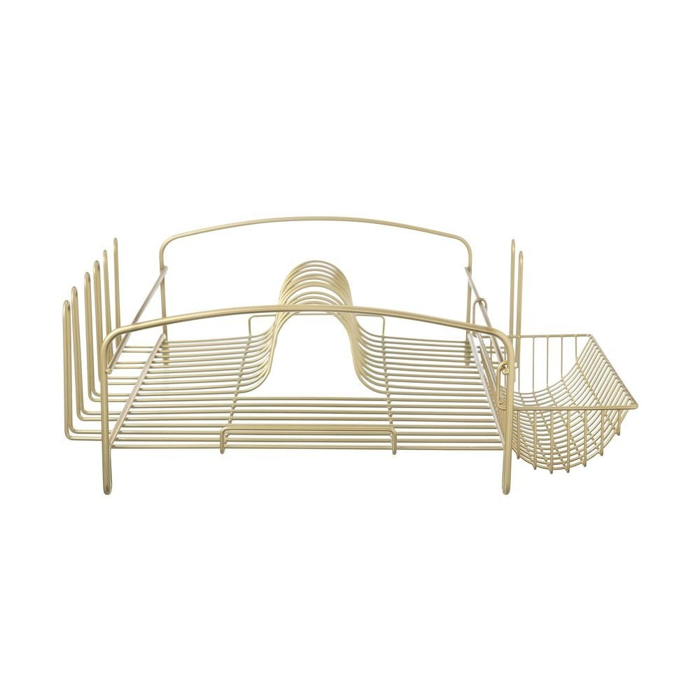 Gold Stainless Steel Dish Drying Rack Set