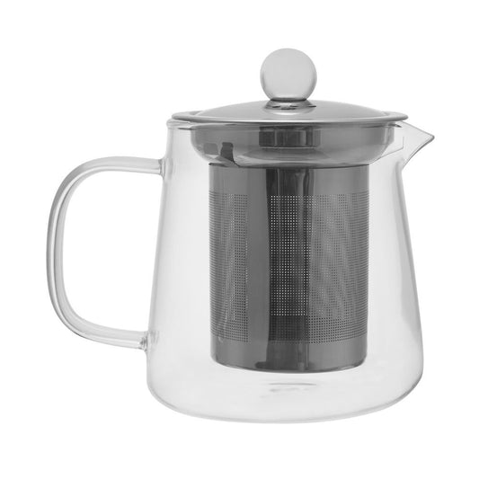 Borosilicate Glass Teapot with Stainless Steel Infuser