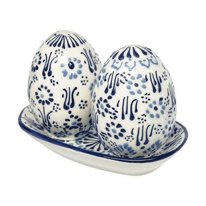 Hand-Painted Ceramic Salt and Pepper Shaker Set