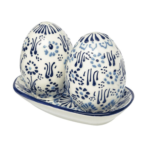Hand-Painted Ceramic Salt and Pepper Shaker Set