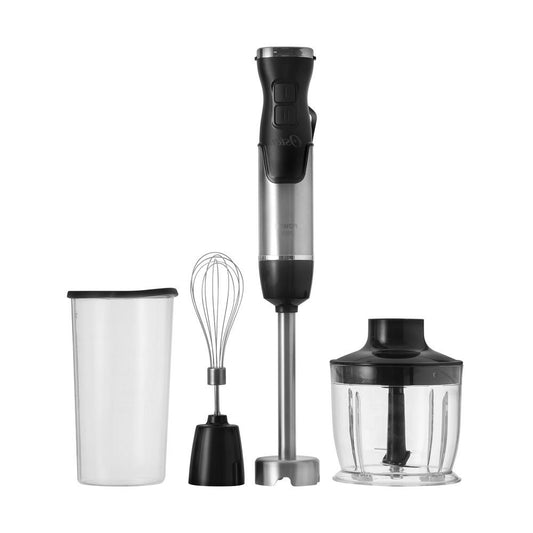 Set de batidora de mano de 750 W con picadora mini