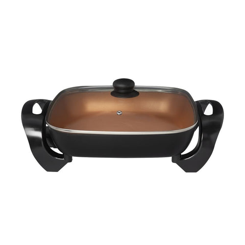 Copper-Tone Electric Nonstick Cooking Pot