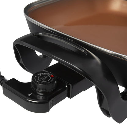 Copper-Tone Electric Nonstick Cooking Pot