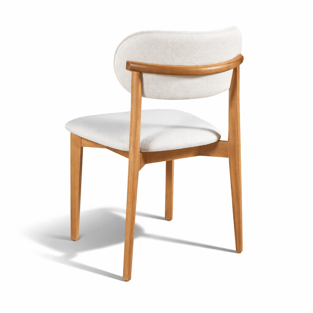 Set of 2 Upholstered Solid Wood Dining Chairs