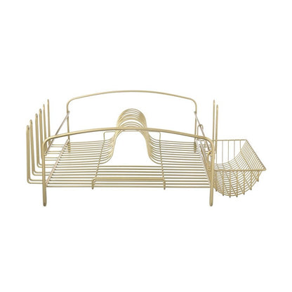 Gold Stainless Steel Dish Drying Rack Set
