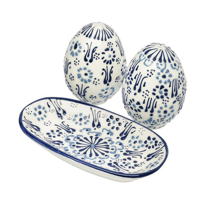 Hand-Painted Ceramic Salt and Pepper Shaker Set