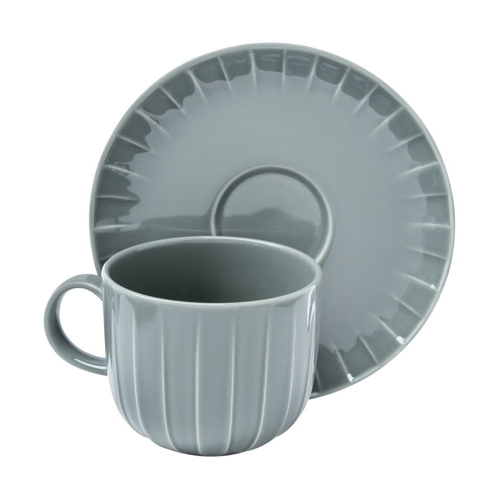 20-Piece Green Porcelain Dinnerware Set